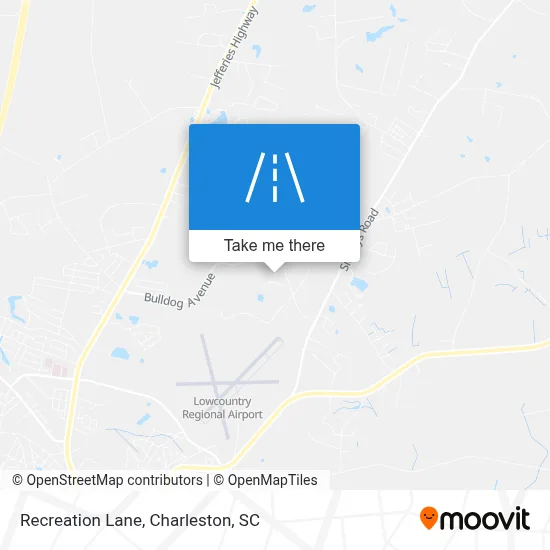 Recreation Lane map