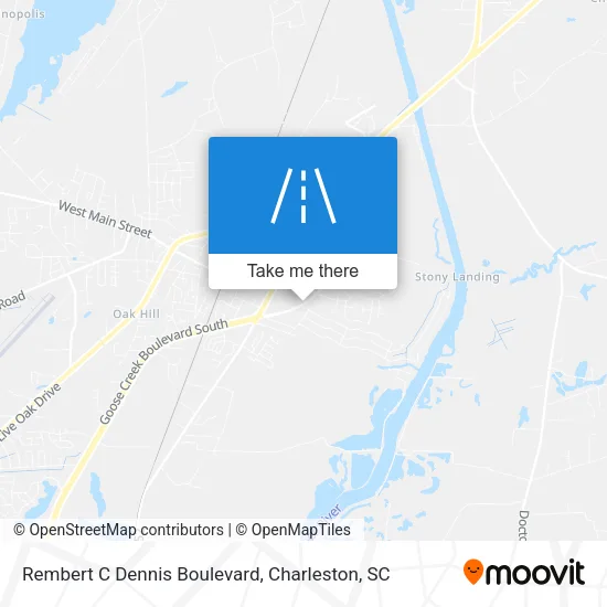 Rembert C Dennis Boulevard map