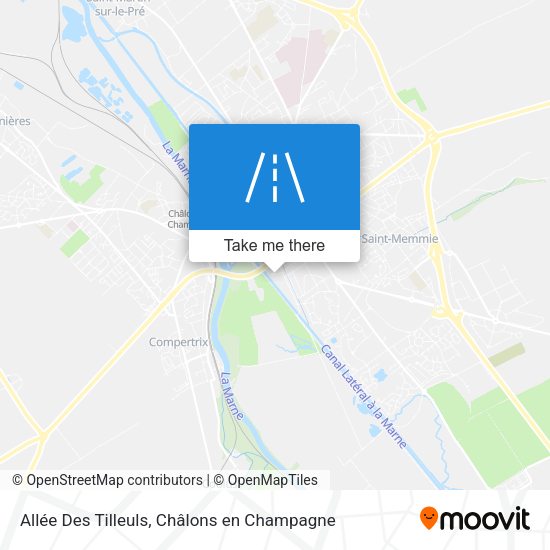 Allée Des Tilleuls map