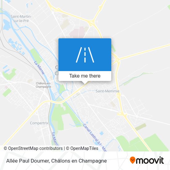Allée Paul Doumer map