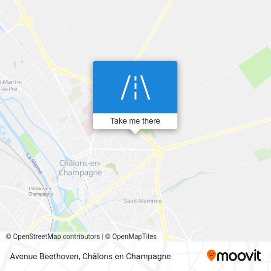 Avenue Beethoven map