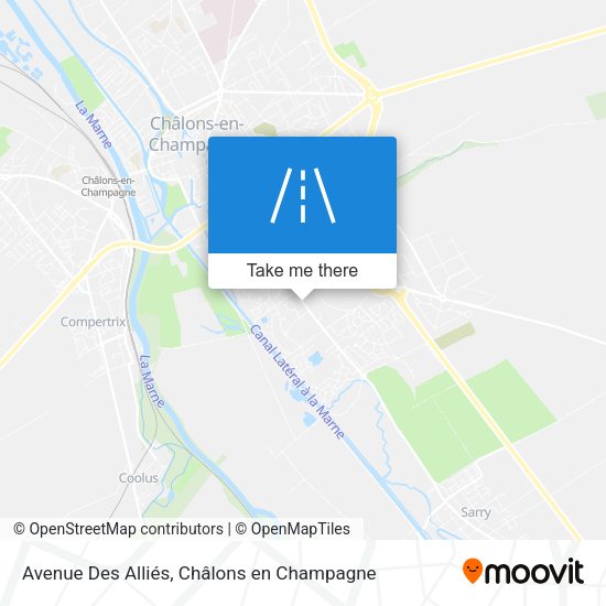 Avenue Des Alliés map
