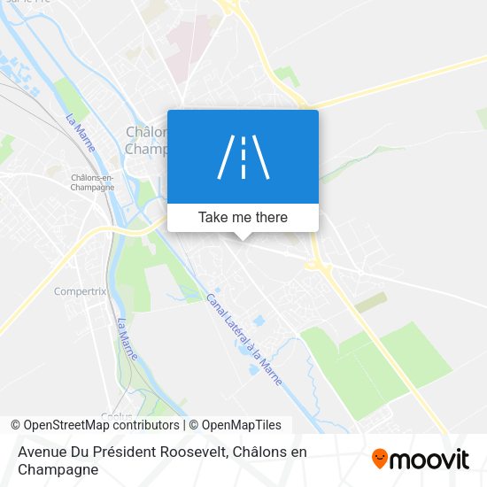 Avenue Du Président Roosevelt map