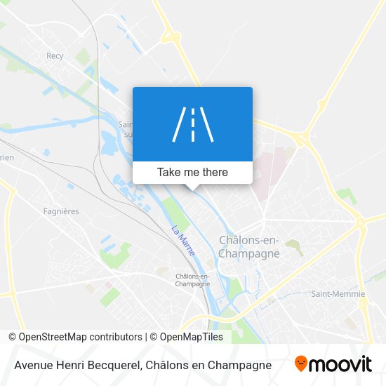 Avenue Henri Becquerel map