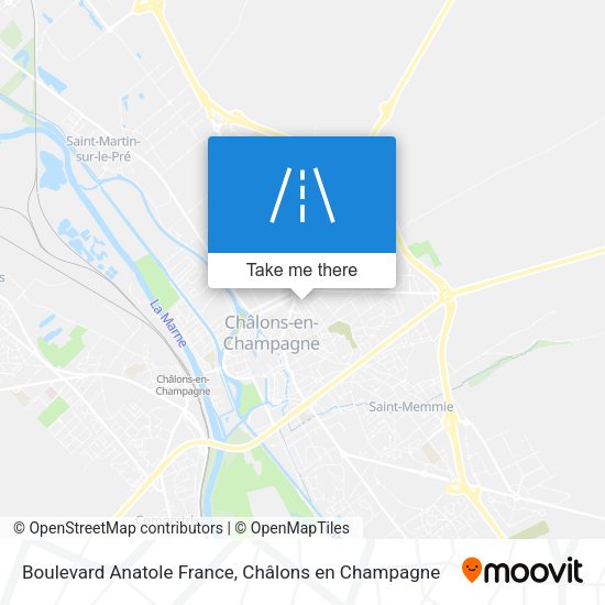 Boulevard Anatole France map