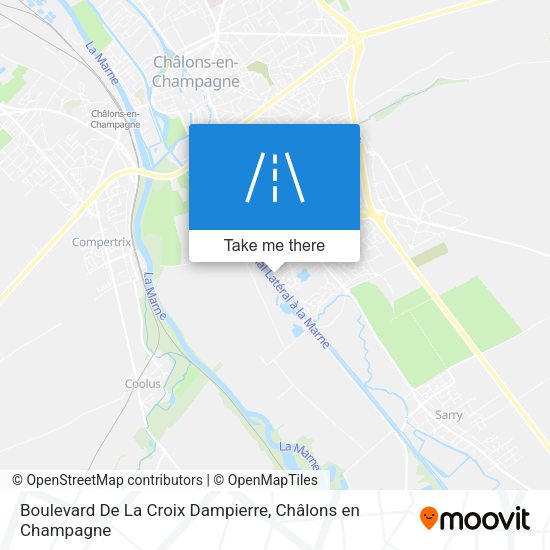 Boulevard De La Croix Dampierre map