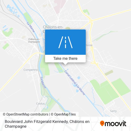 Boulevard John Fitzgerald Kennedy map