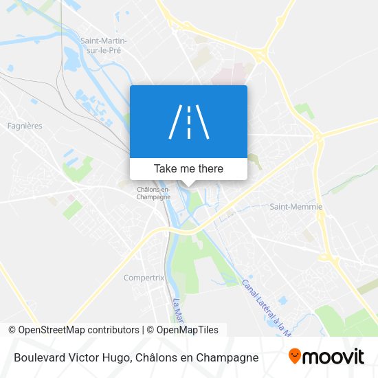Boulevard Victor Hugo map