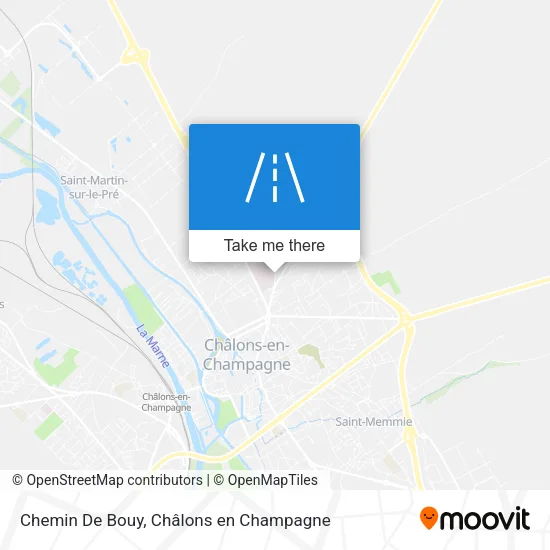 Chemin De Bouy map