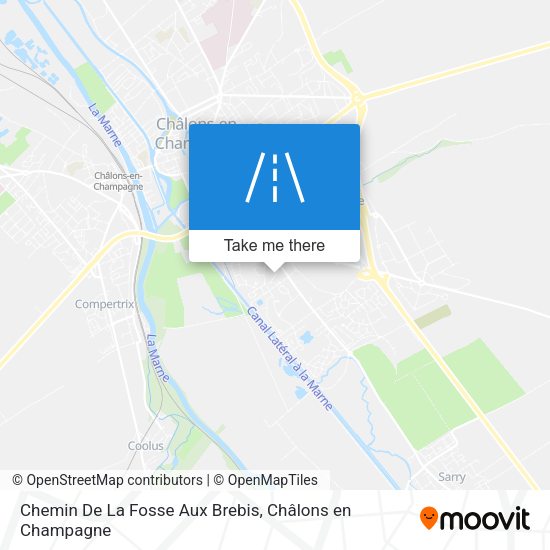 Chemin De La Fosse Aux Brebis map