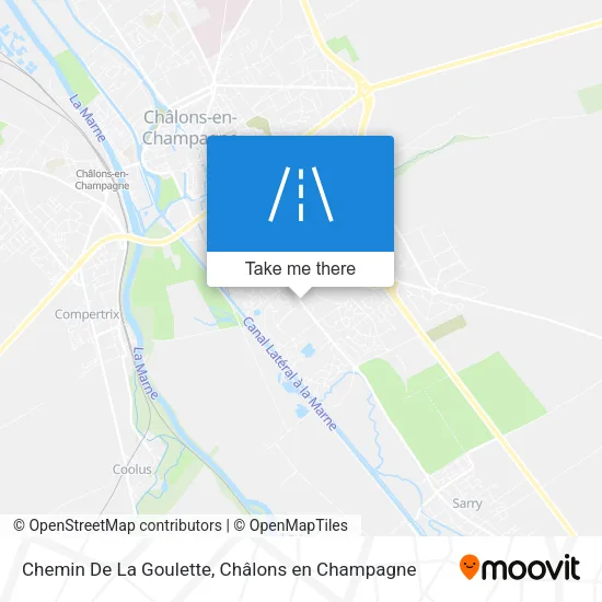 Chemin De La Goulette map