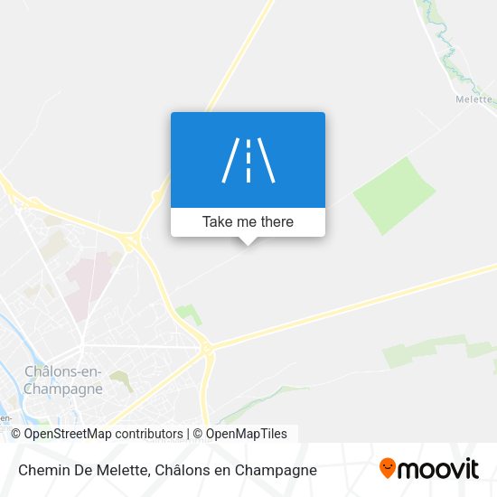 Chemin De Melette map
