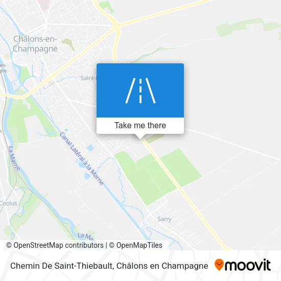 Chemin De Saint-Thiebault map