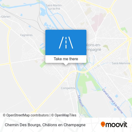 Chemin Des Bourgs map