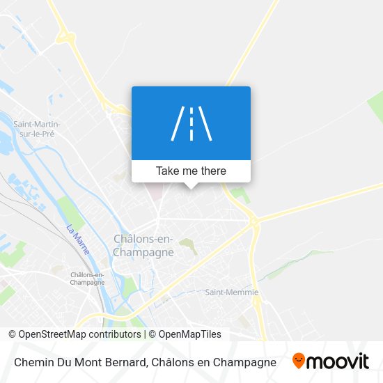 Chemin Du Mont Bernard map