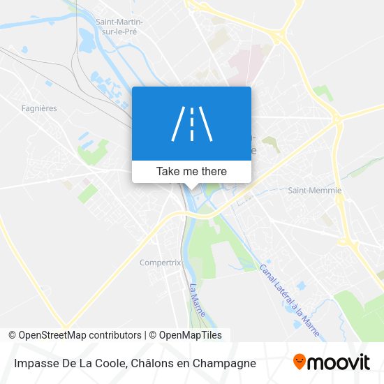 Impasse De La Coole map