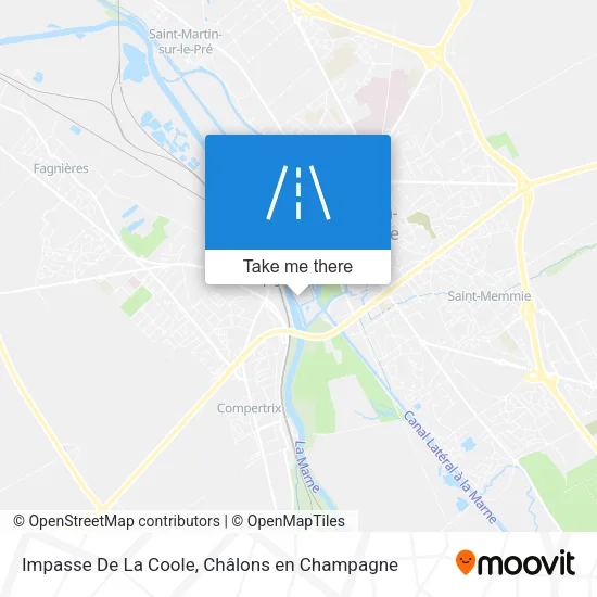 Impasse De La Coole map