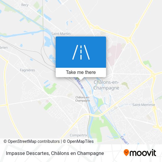Impasse Descartes map