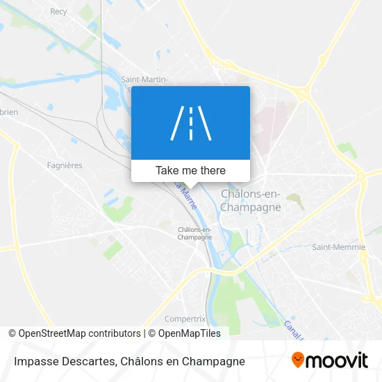 Impasse Descartes map