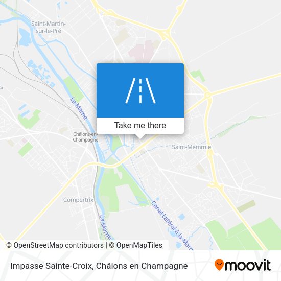 Impasse Sainte-Croix map