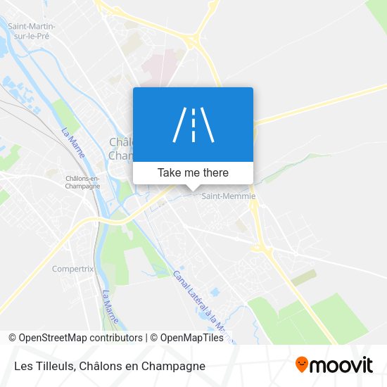 Les Tilleuls map