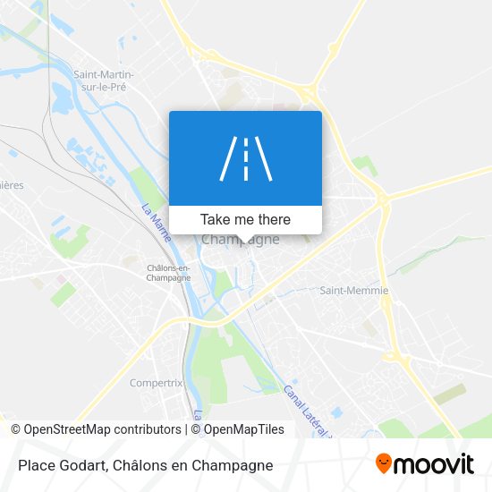 Place Godart map