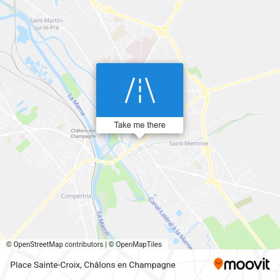 Place Sainte-Croix map