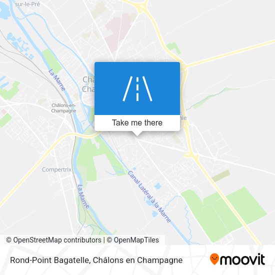 Rond-Point Bagatelle map