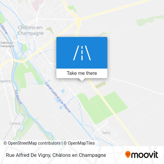 Rue Alfred De Vigny map