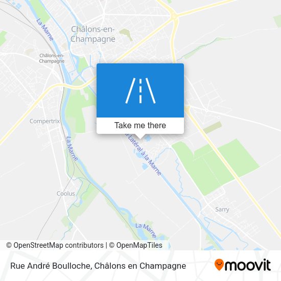 Rue André Boulloche map