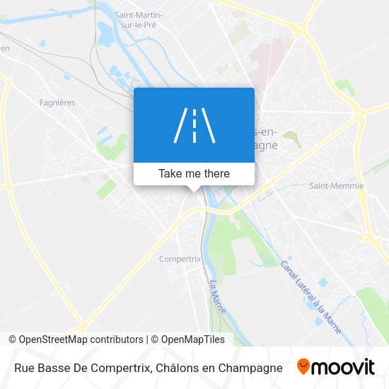 Rue Basse De Compertrix map