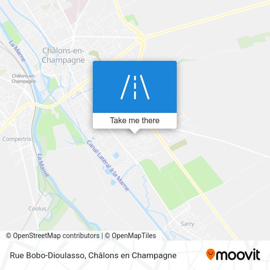 Rue Bobo-Dioulasso map