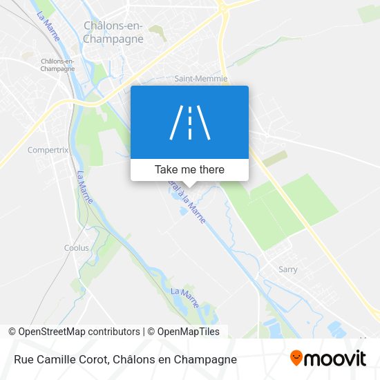 Rue Camille Corot map