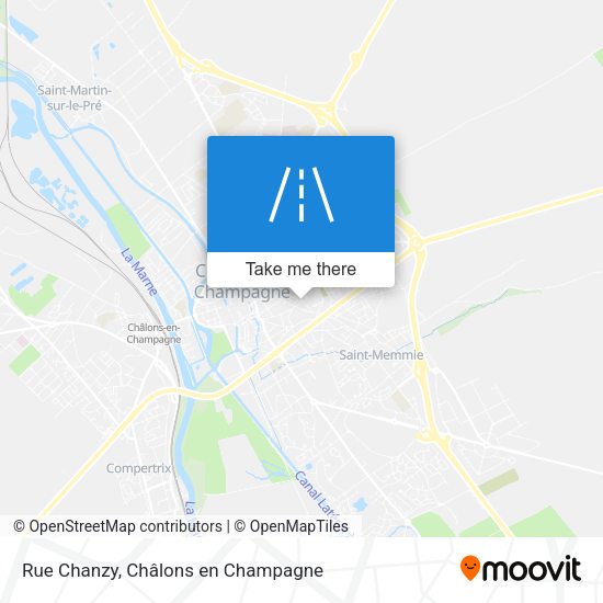 Rue Chanzy map