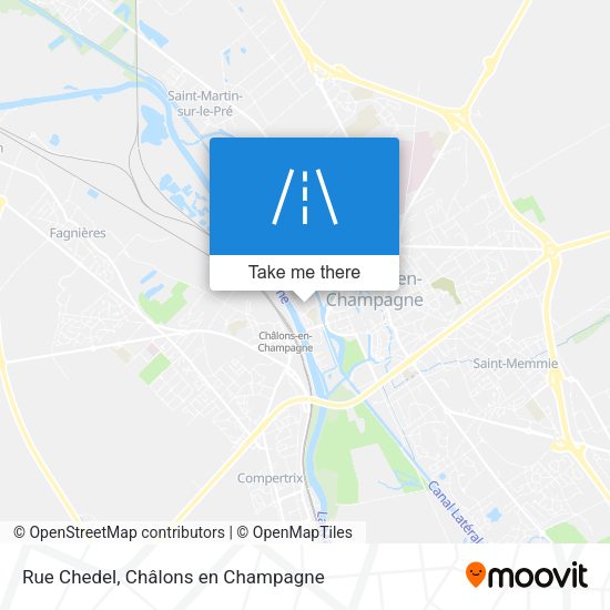 Rue Chedel map