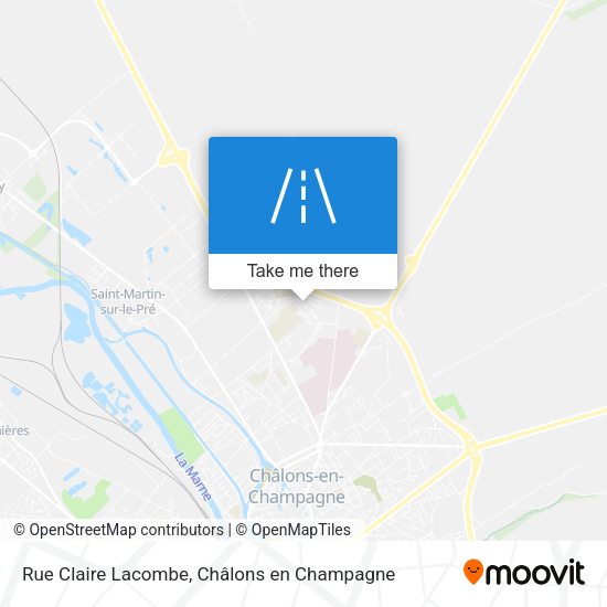 Rue Claire Lacombe map