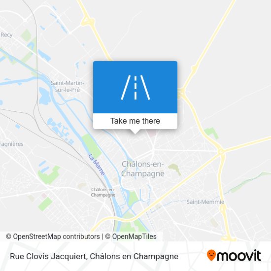 Rue Clovis Jacquiert map