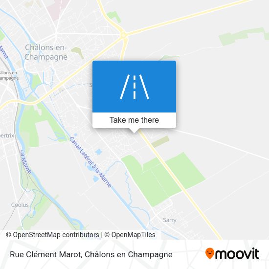 Rue Clément Marot map