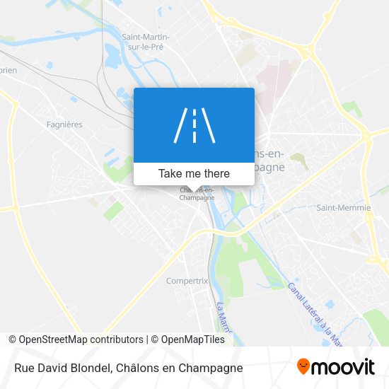Rue David Blondel map