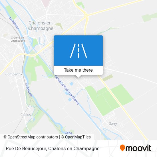 Rue De Beauséjour map