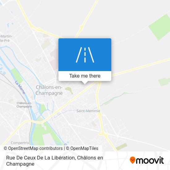 Rue De Ceux De La Libération map