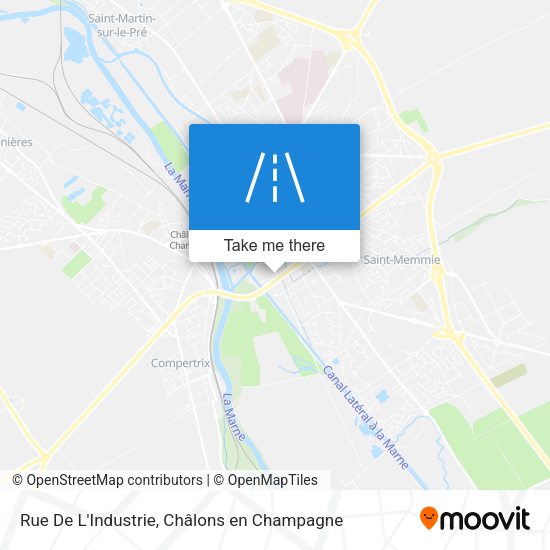 Rue De L'Industrie map