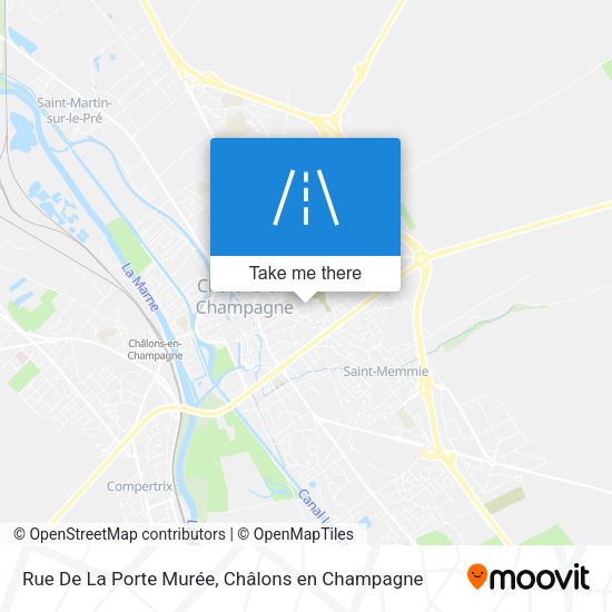 Rue De La Porte Murée map
