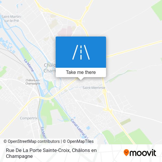 Rue De La Porte Sainte-Croix map