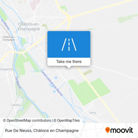 Rue De Neuss map