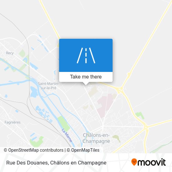 Rue Des Douanes map