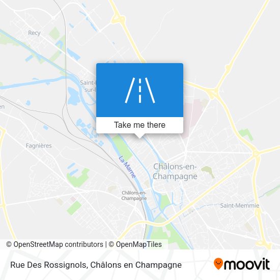 Rue Des Rossignols map