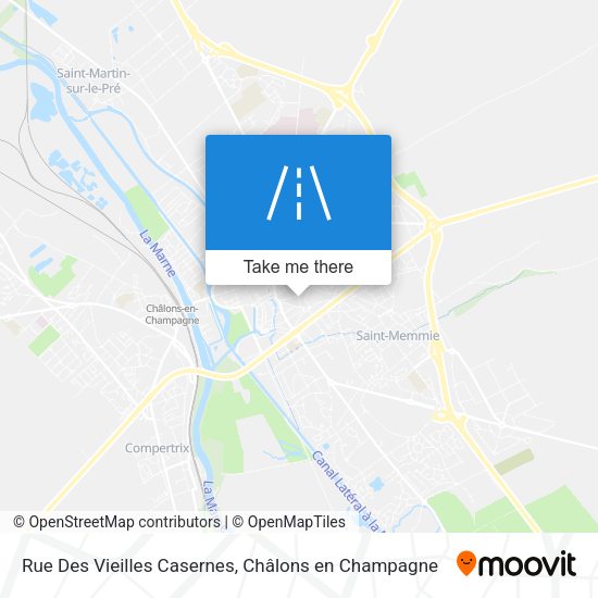 Rue Des Vieilles Casernes map