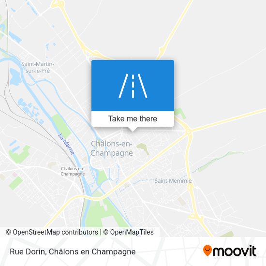 Rue Dorin map