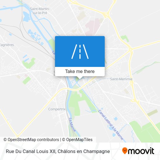 Rue Du Canal Louis XII map